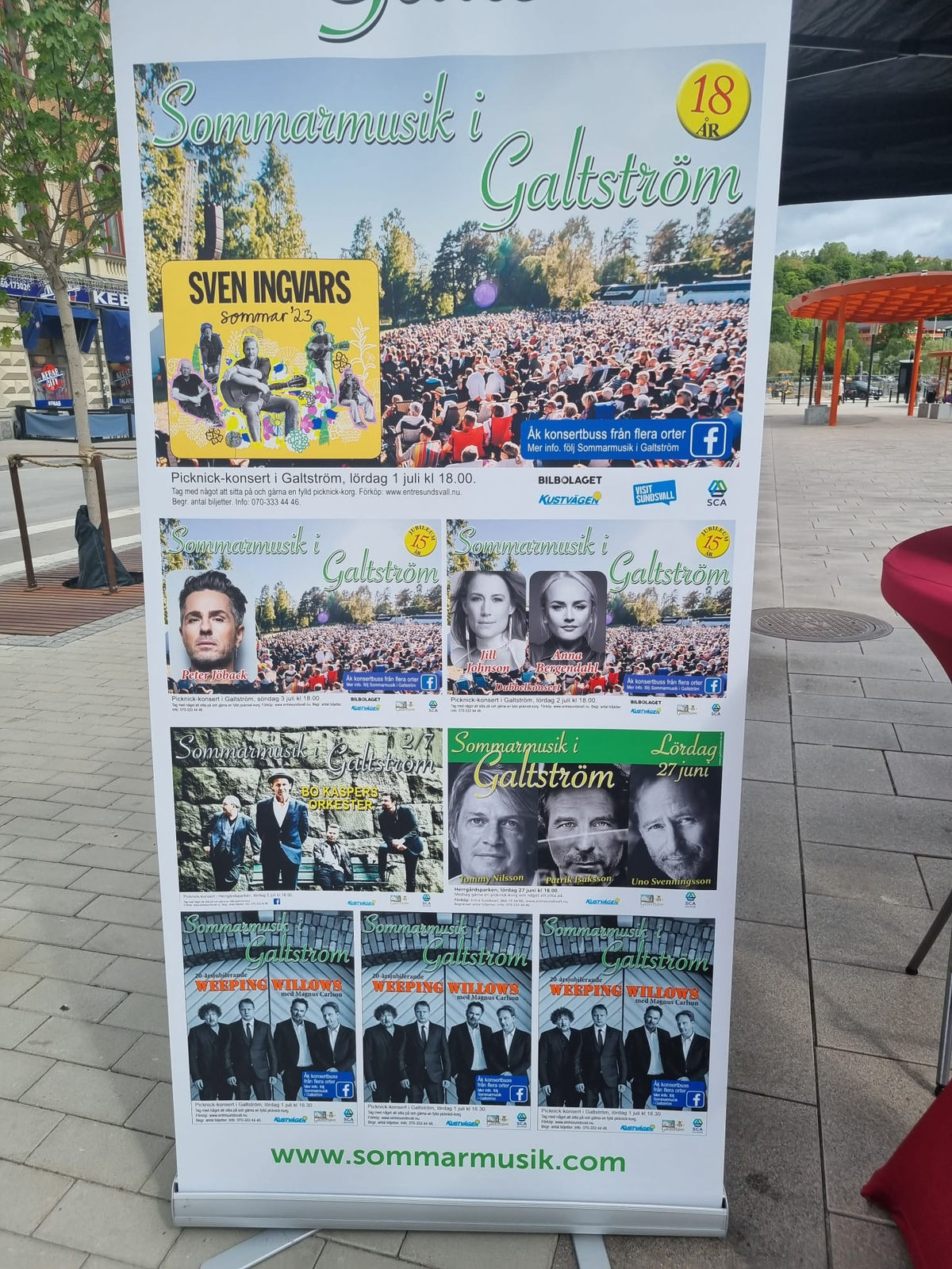 Affisch för Sommarmusik i Galtström
